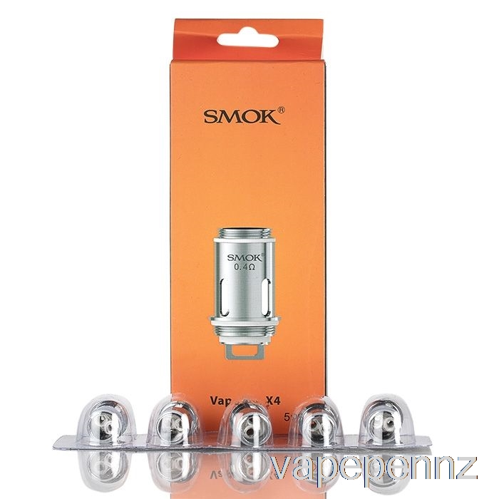 SMOK Vape Pen 22 Replacement Coils 0.4ohm X4 Quad Core VAPE NZ